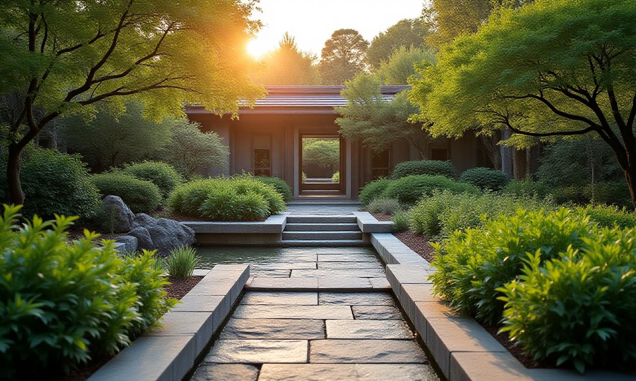 モダン和風庭園のデザイン